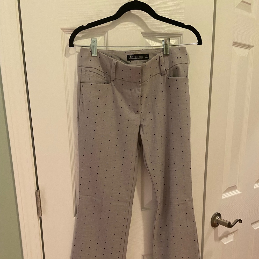 Dot Bootcut Pant - 7th Avenue - New York & Company